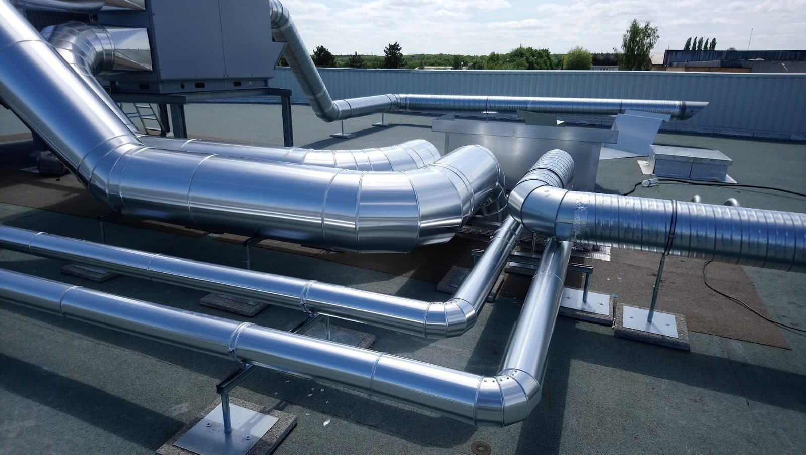 Silencieux et Baffles Acoustiques sur Centrale de Traitement d'Air