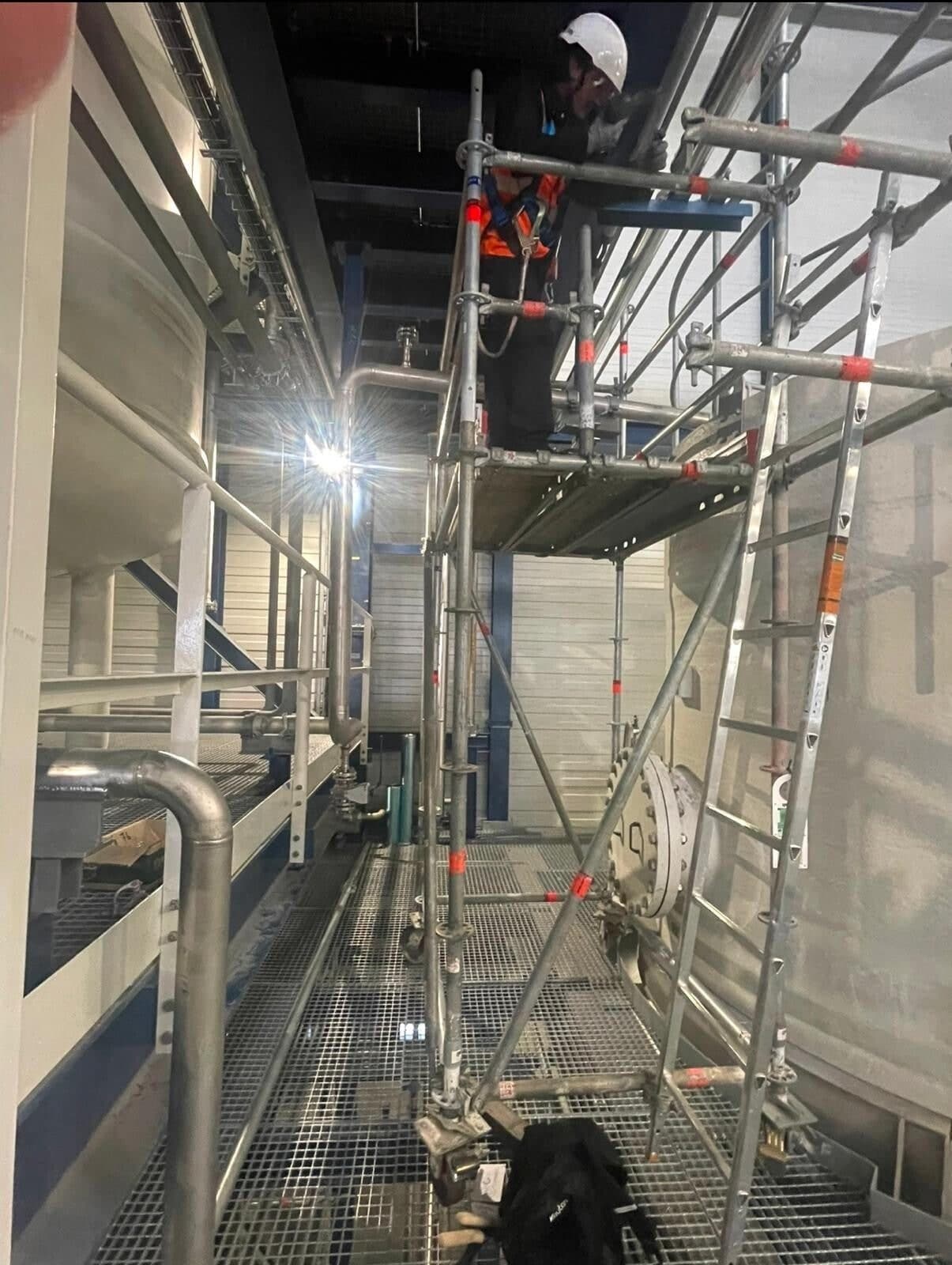 Structure d'Accès pour Confinement de Chaufferie Urbaine